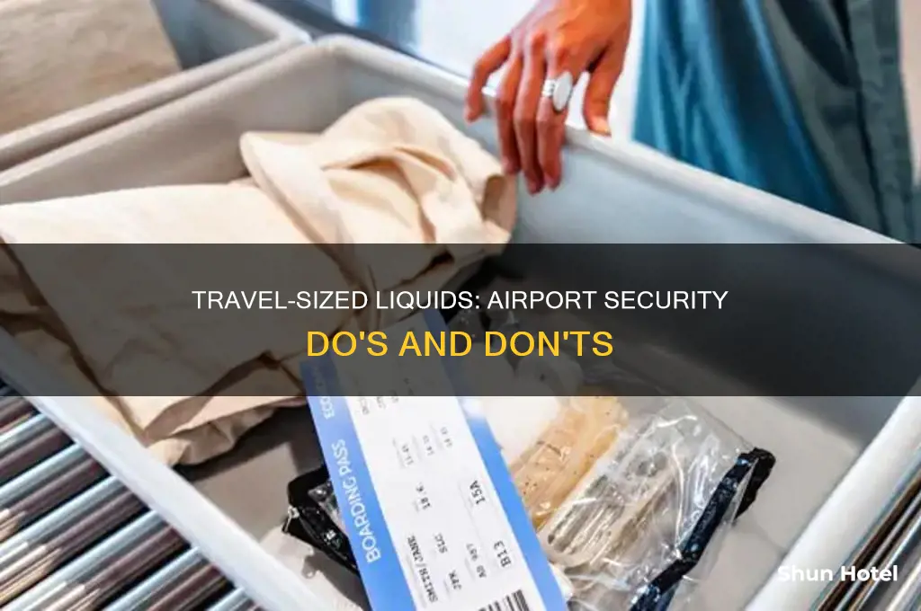 can you take mini bottles through airport security