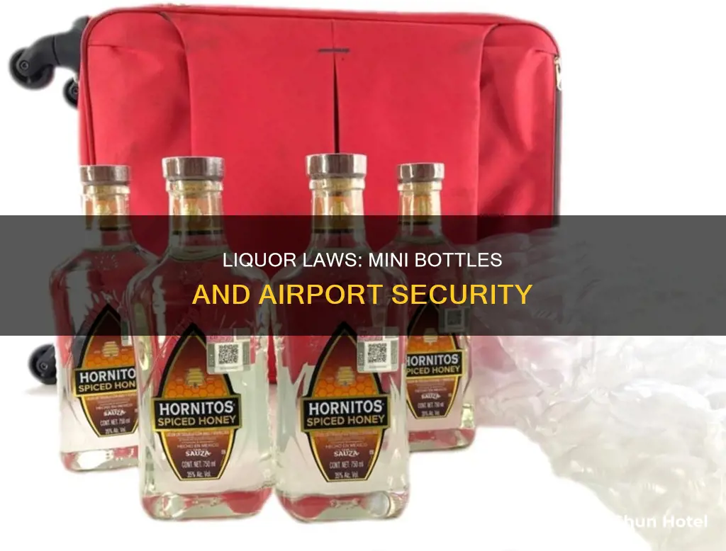 can you take mini liquor bottles through airport security