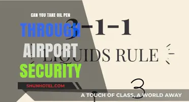 Airport Security and Oil Pens: What You Need to Know