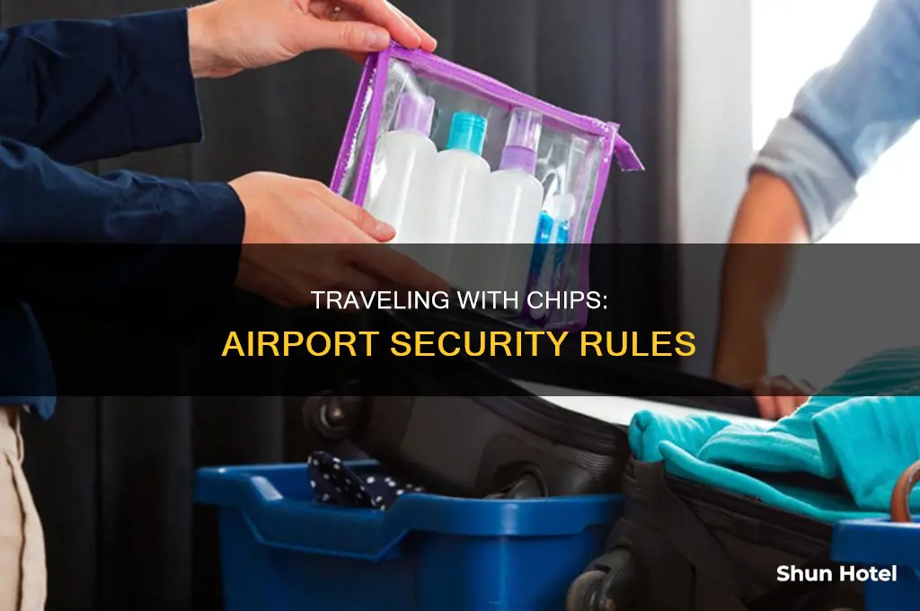 can you take open chips through airport security