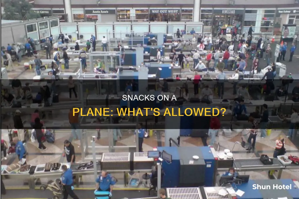 can you take open snacks through airport security