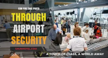 Traveling with Pasta: Airport Security Rules Explained