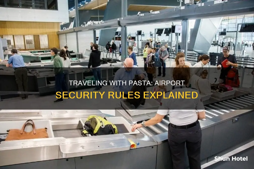 can you take pasta through airport security