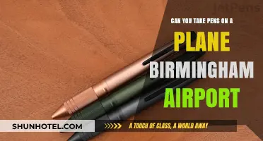 Pens on planes: Birmingham Airport rules