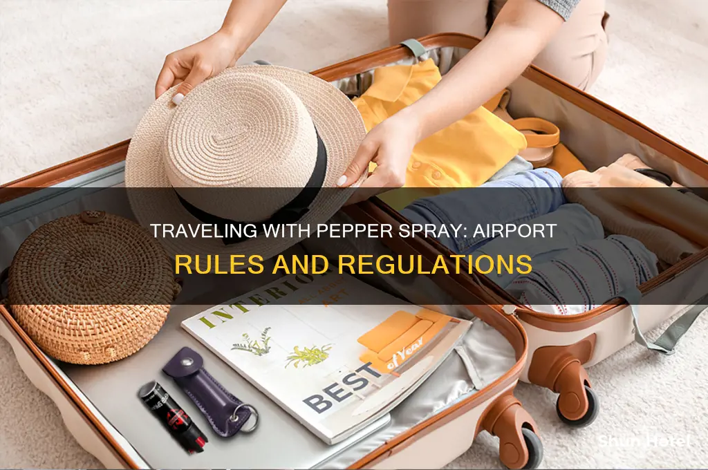 can you take pepper spray on the airport