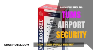 Traveler's Relief: Pepto and Tums Through Airport Security