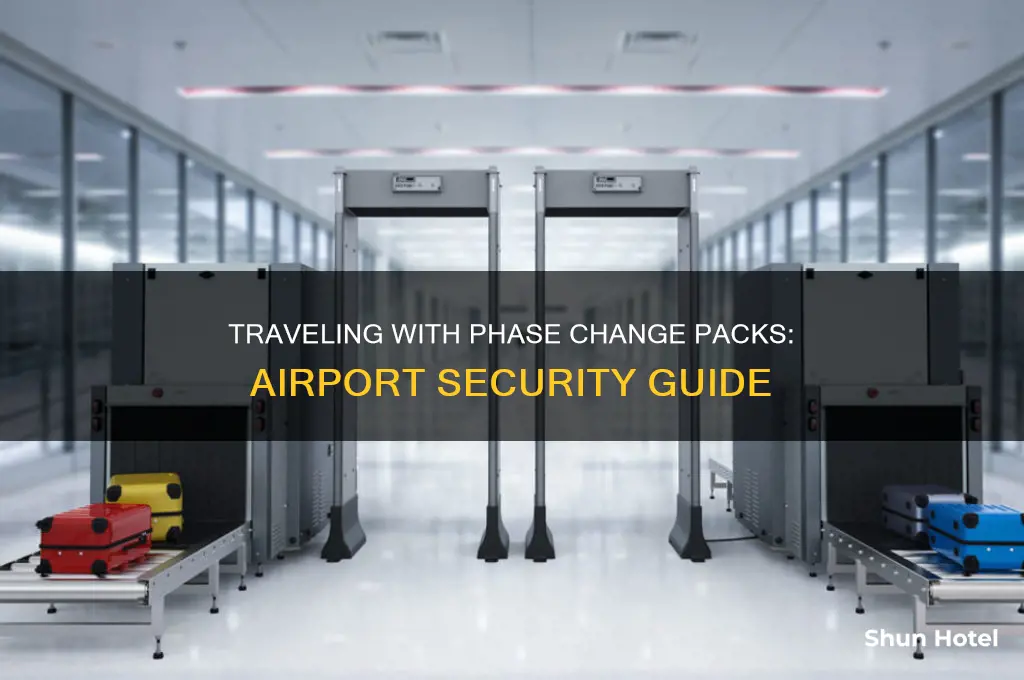 can you take phase change packs through airport security