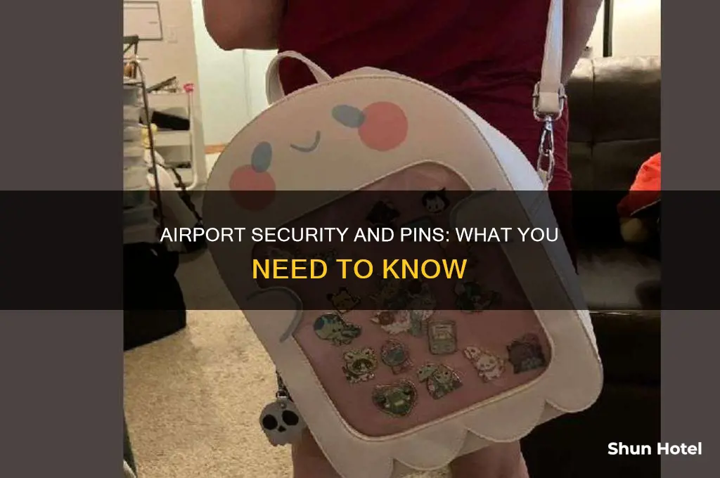 can you take pins through airport security
