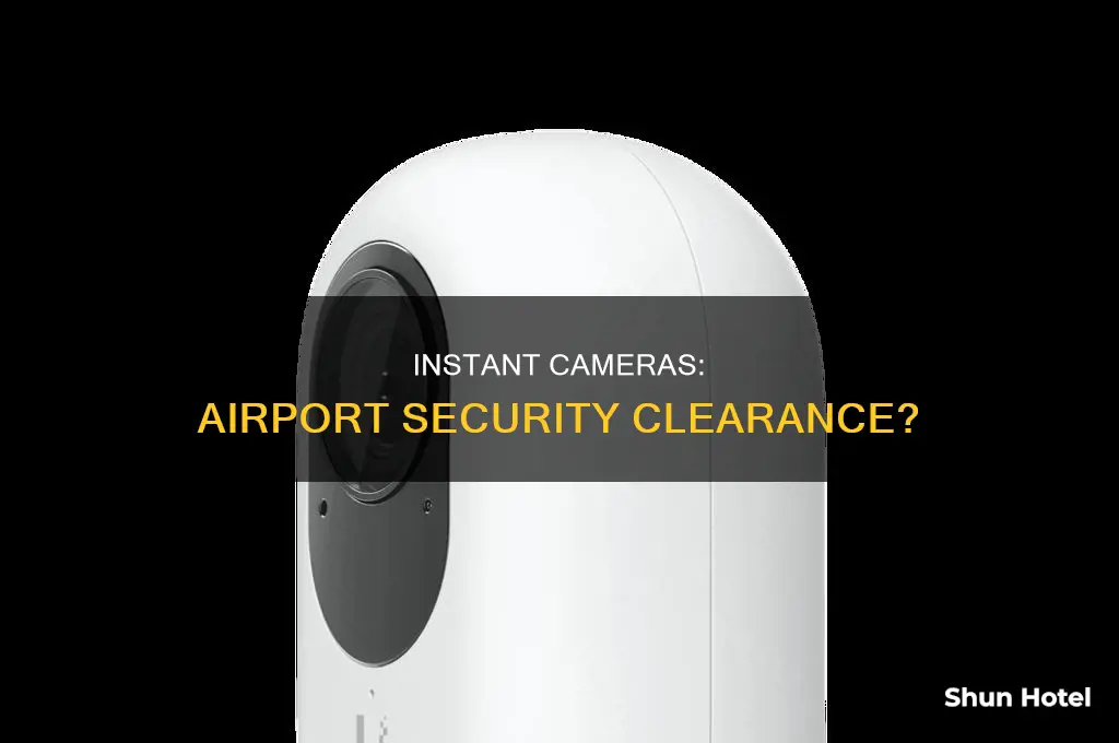 can you take polaroids through airport security