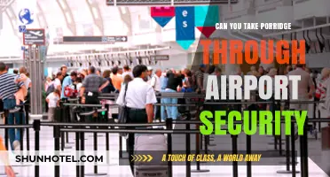 Travelers' Breakfast: Porridge Allowed Through Airport Security?