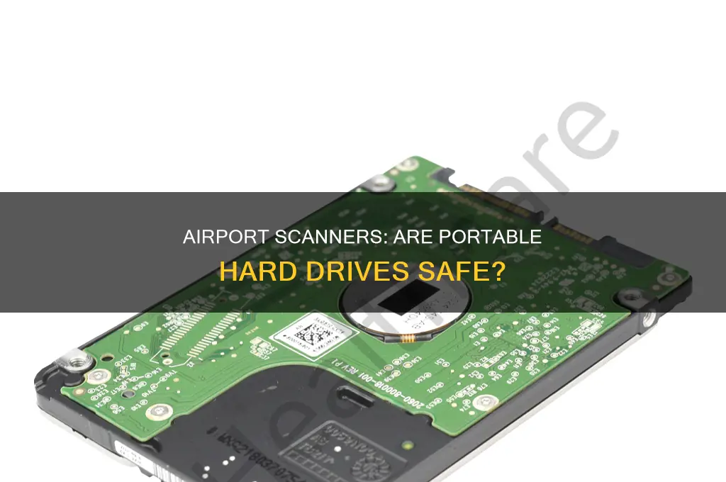 can you take portable hard drive through airport scanners