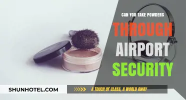 Airport Security: Powdered Substances and What You Should Know