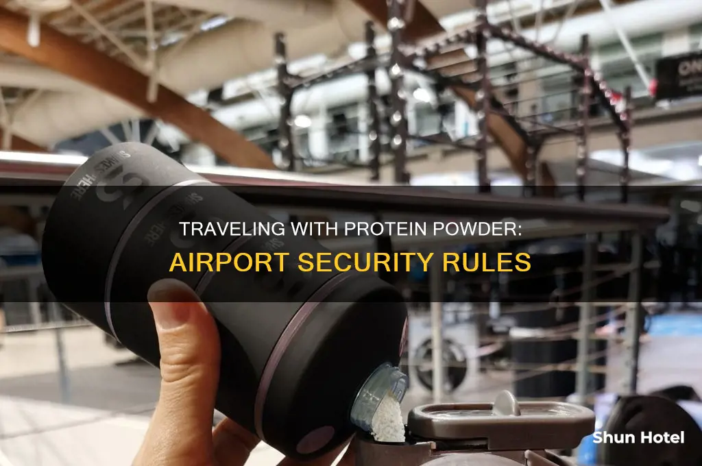can you take protein powder through airport security