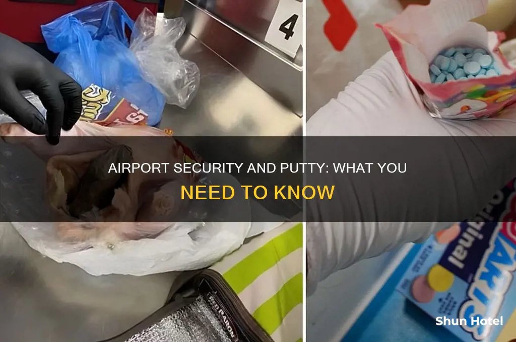 can you take putty through airport security
