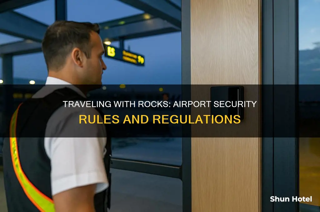 can you take rocks through airport security