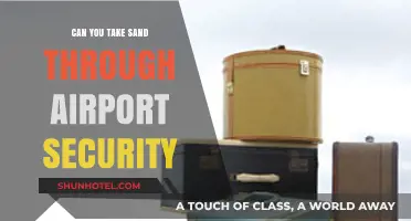 Airport Security: Can You Bring Sand?