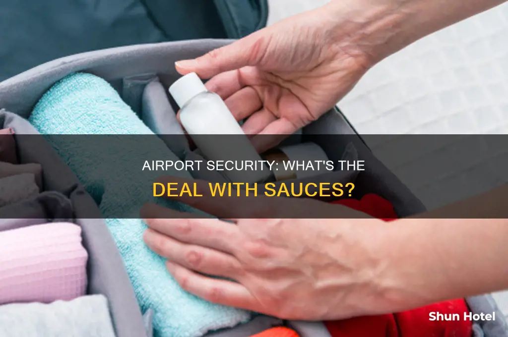can you take sauce through airport security