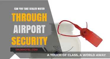 Airport Security: Can Sealed Water Bottles Pass?
