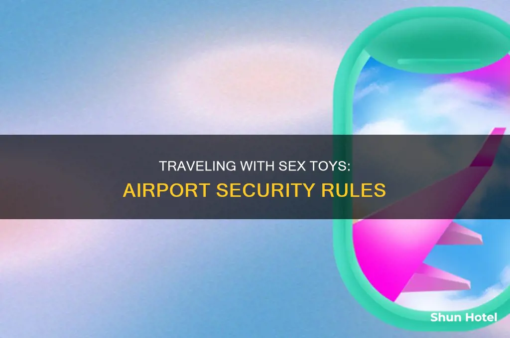 can you take sex toys through airport security