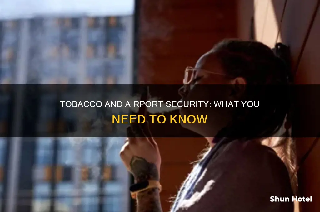 can you take smokeless tobacco through airport security