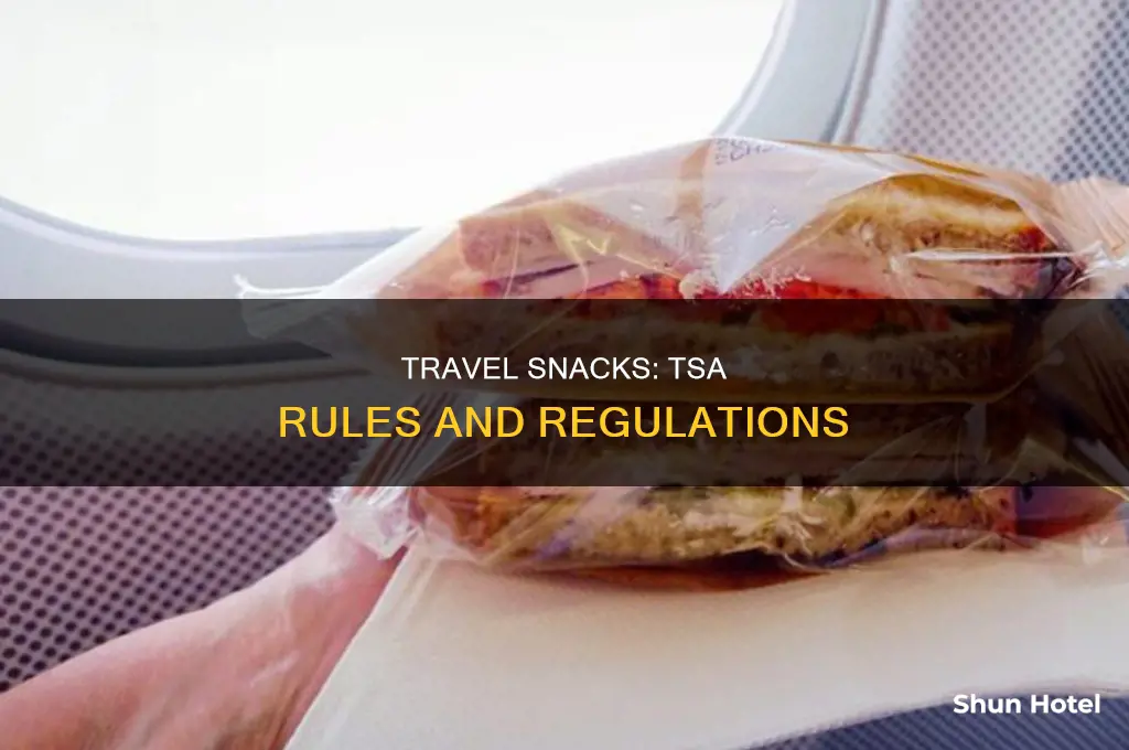 can you take snacks through tsa at airport
