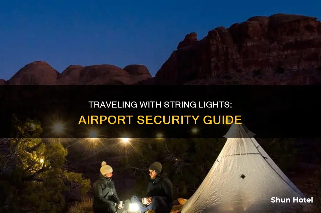can you take string lights through the airport