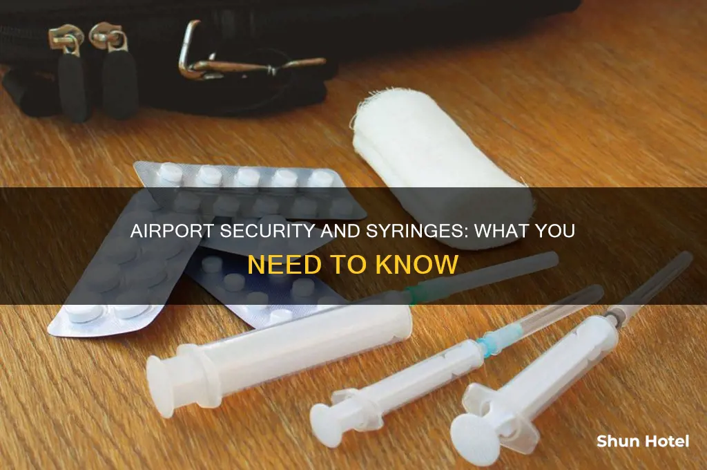 can you take syringes through airport security