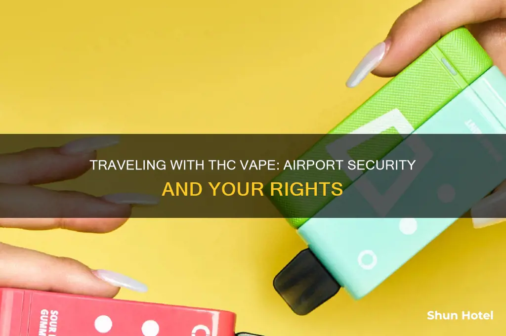 can you take thc vape through airport