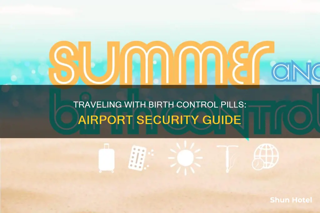 can you take the pill through airport security