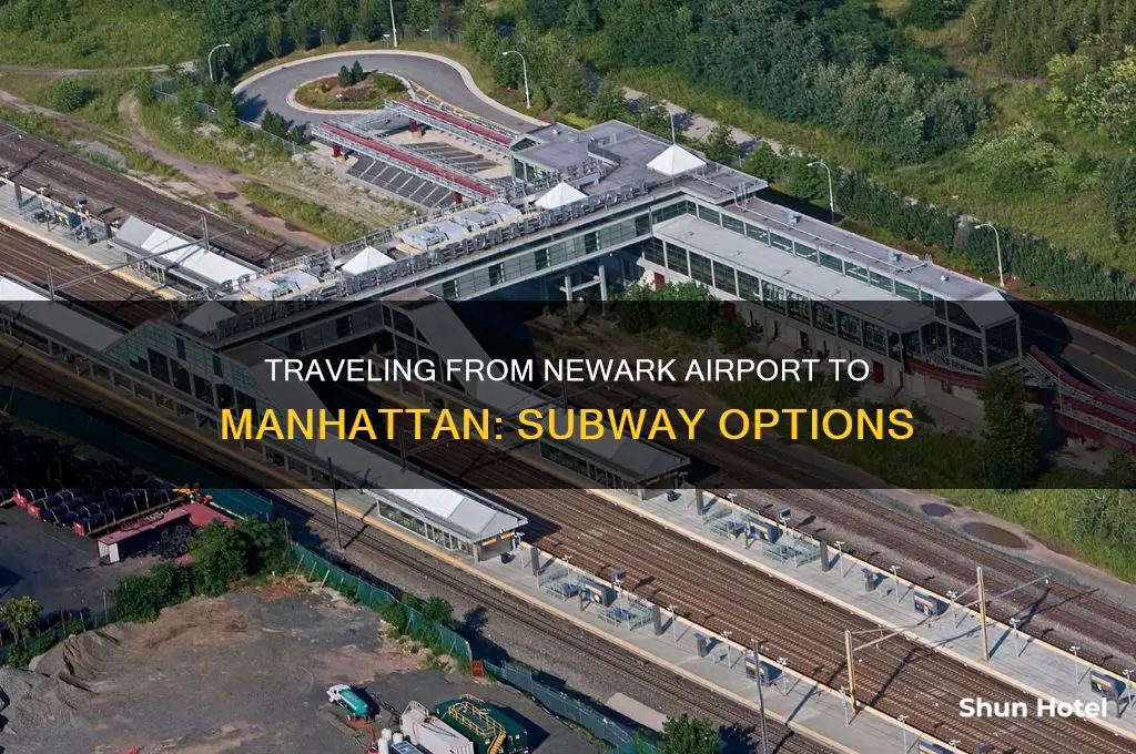 can you take the subway from newark airport to manhattan