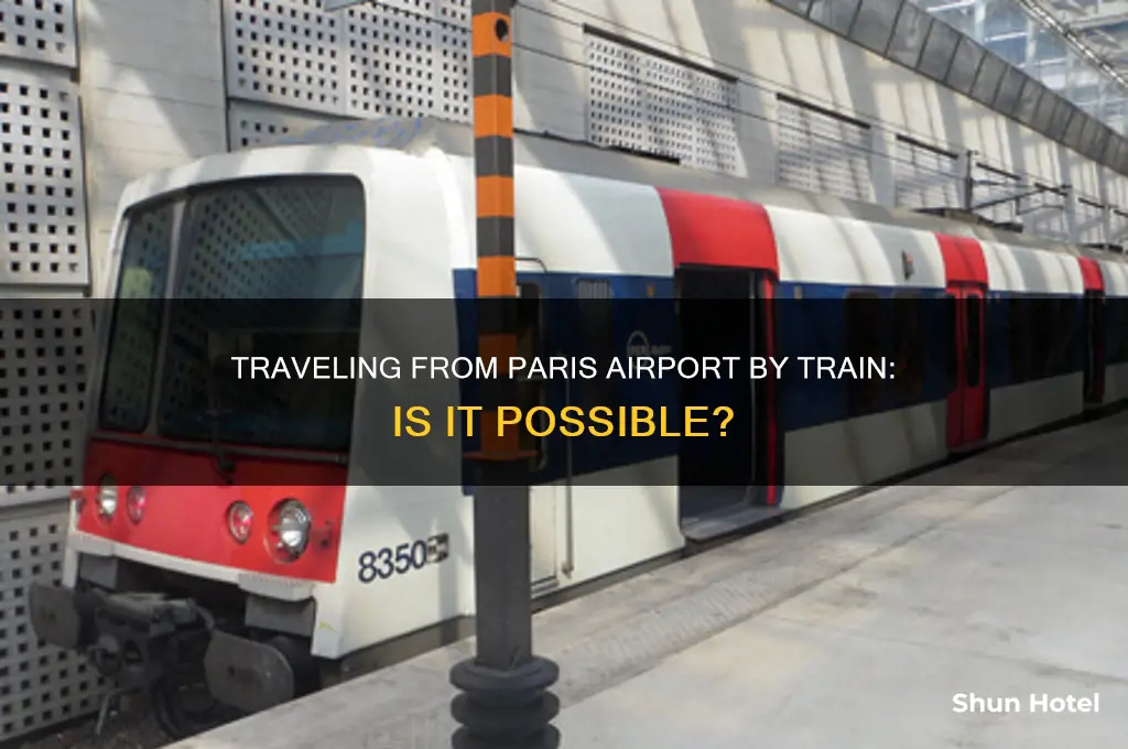 can you take the train from the paris airport