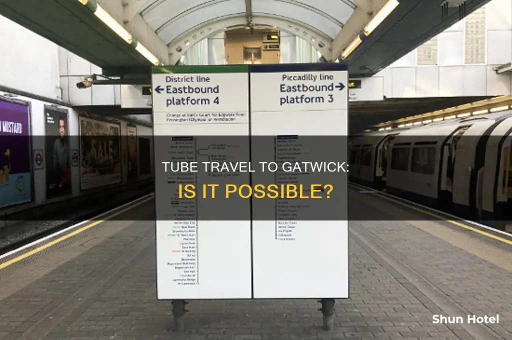 can you take the tube to gatwick airport