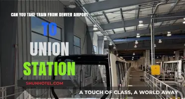 Travel from Denver Airport to Union Station by Train