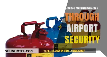Airport Security: Unopened Cans, Allowed or Not?