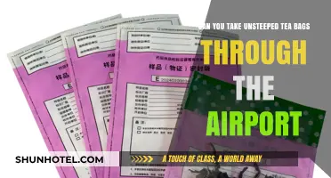 Traveling with Tea: Unsteeped Bags and Airport Security