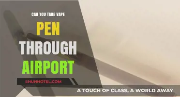 Vape Pens: Airport Security and Travel Guide