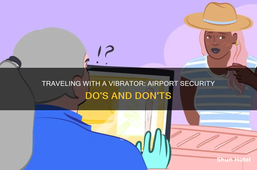 can you take vibrator through airport security