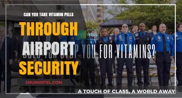 Airport Security and Vitamins: What You Need to Know