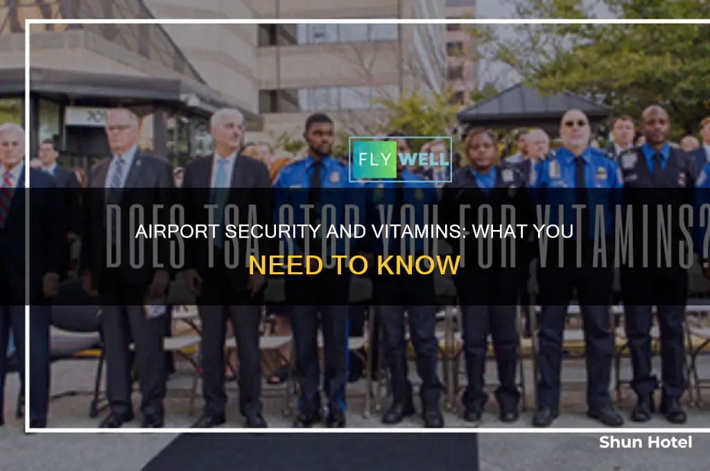 can you take vitamin pills through airport security