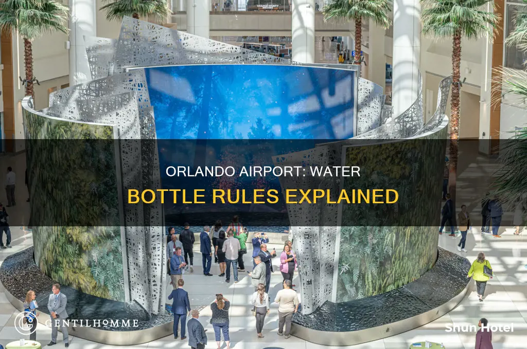 can you take water through orlando airport