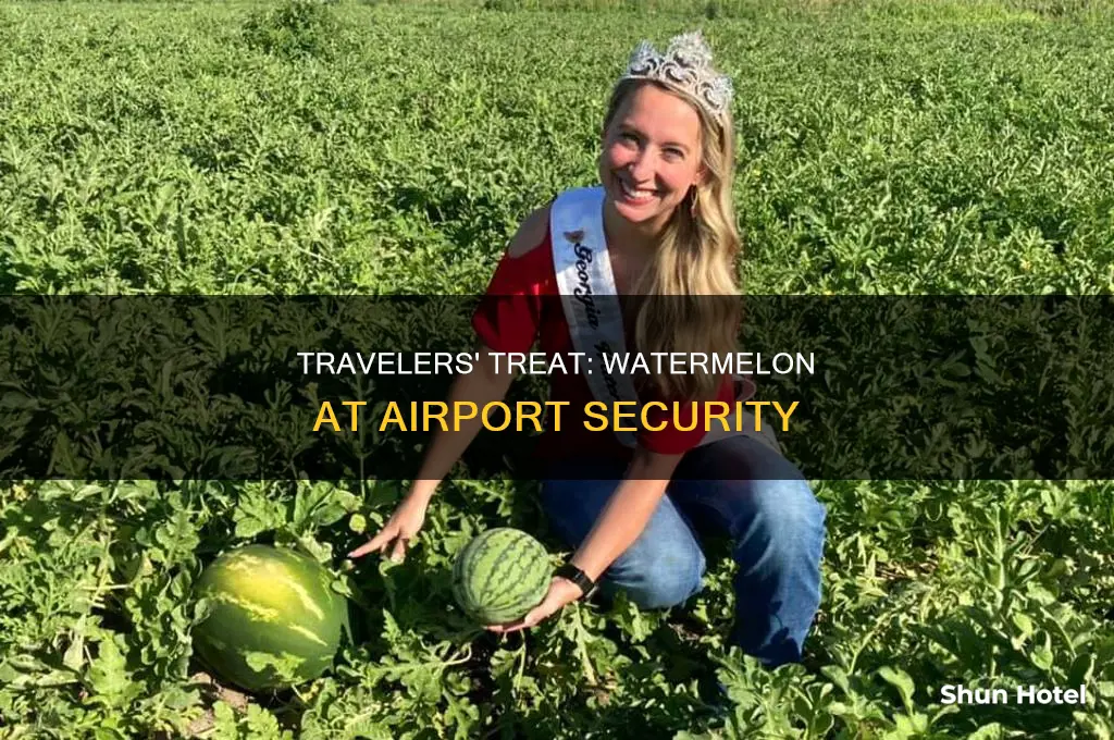 can you take watermelon through airport security