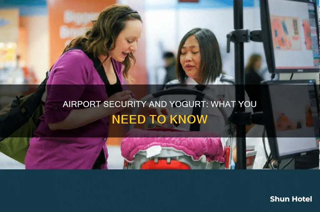 can you take yoghurt through airport security