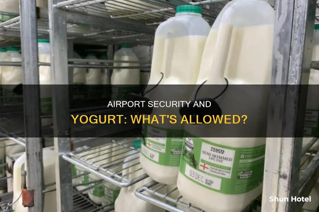 can you take yogurt through airport security