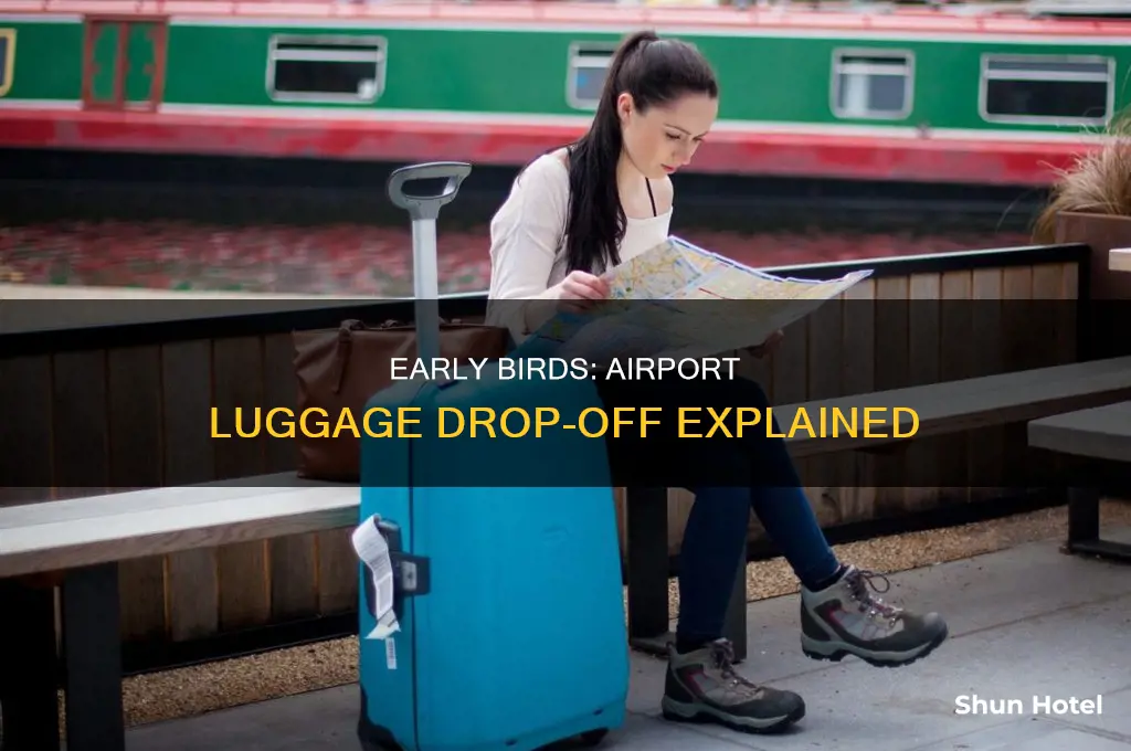 can you take your luggage to the airport early