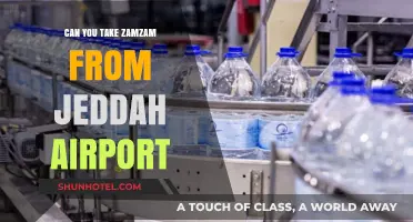 Zamzam Water: Jeddah Airport Rules and Regulations