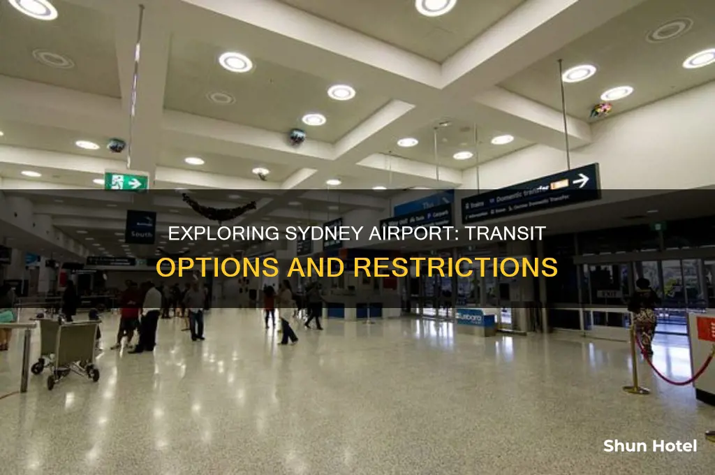 can you transit through sydney airport