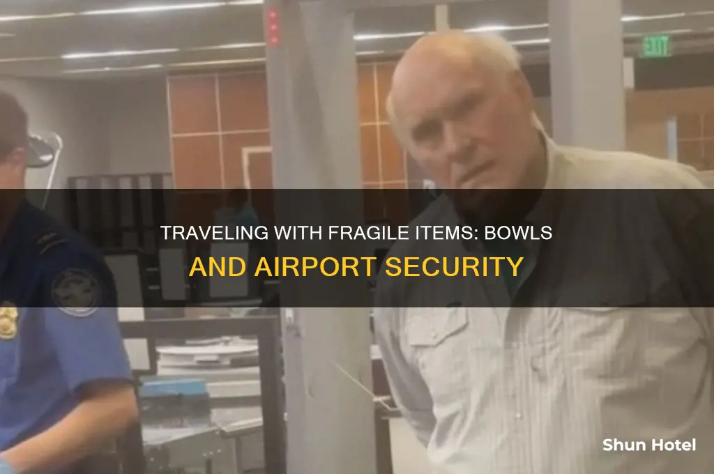 can you transport a bowl in the airport