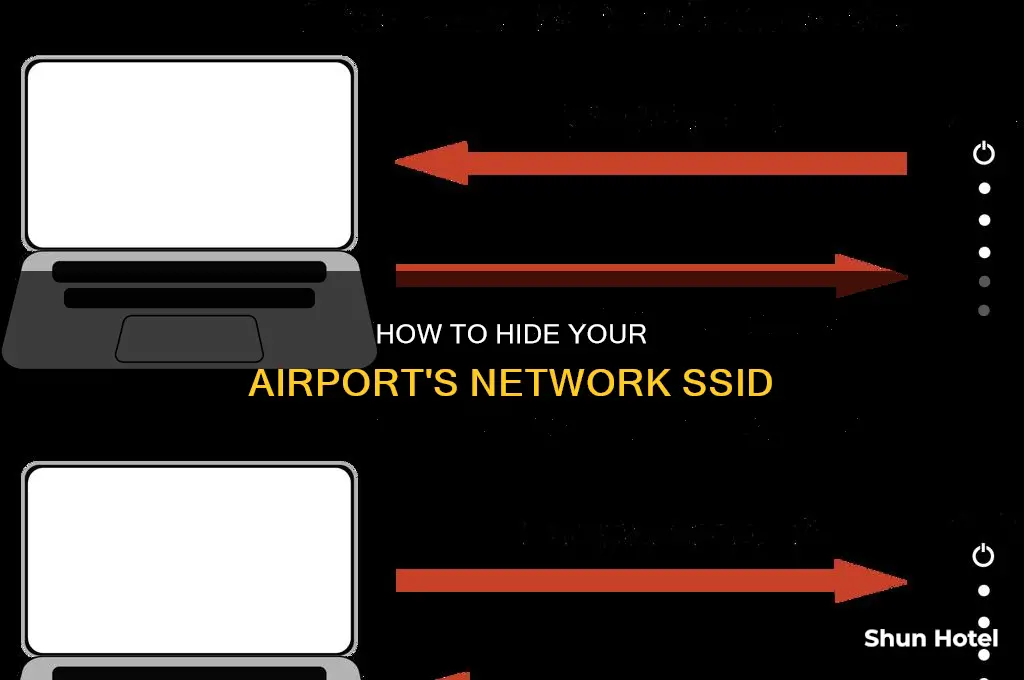 can you turn off broadcast network ssid on airport
