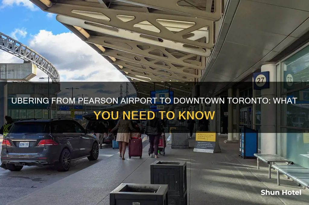 can you uber from pearson airport to downtown toronto