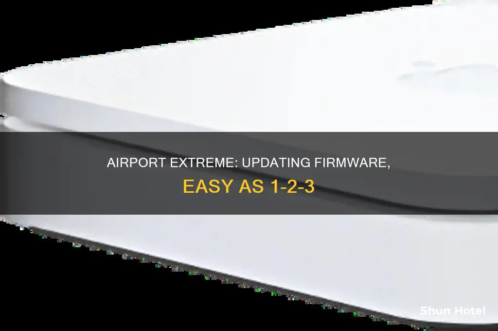 can you update the firmware airport extreme